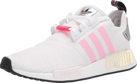 adidas nmdr1 damen weiß pink|Adidas NMD r1 shoes.